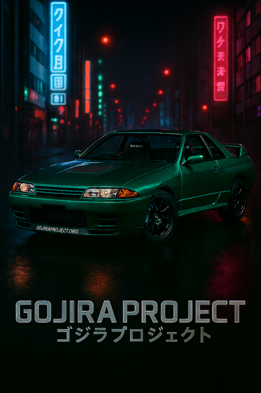 GojiraProject Poster Tokyo Nights